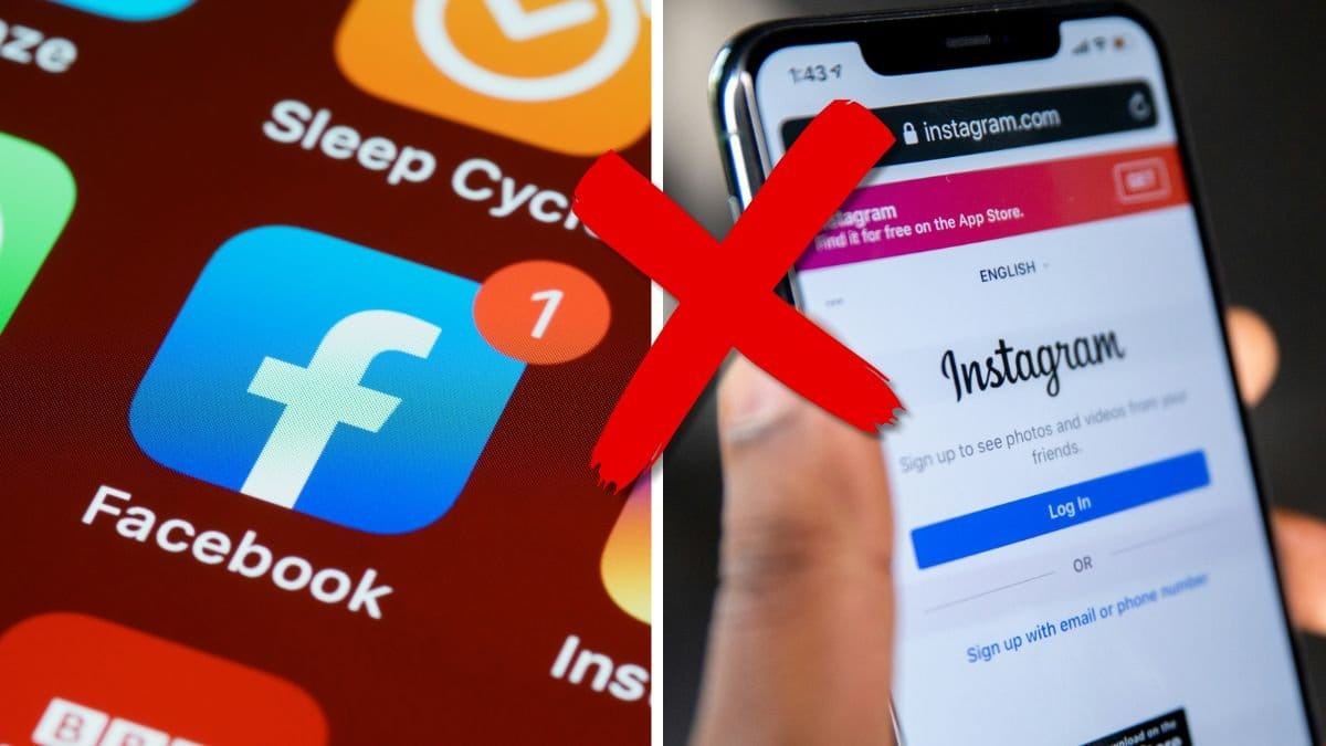 Facebook- och Instagram-apparna.