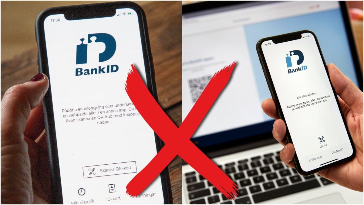 Du kan signera och identifiera dig på flera olika sätt i BankID-appen.