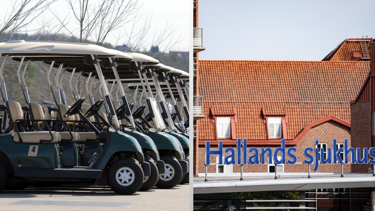 Golfbil körde in i träd – misstänkt rattfylla