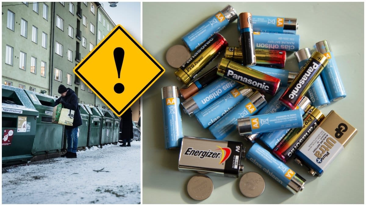 Det gäller att tänka till hur du förvarar uttjänta batterier. 
