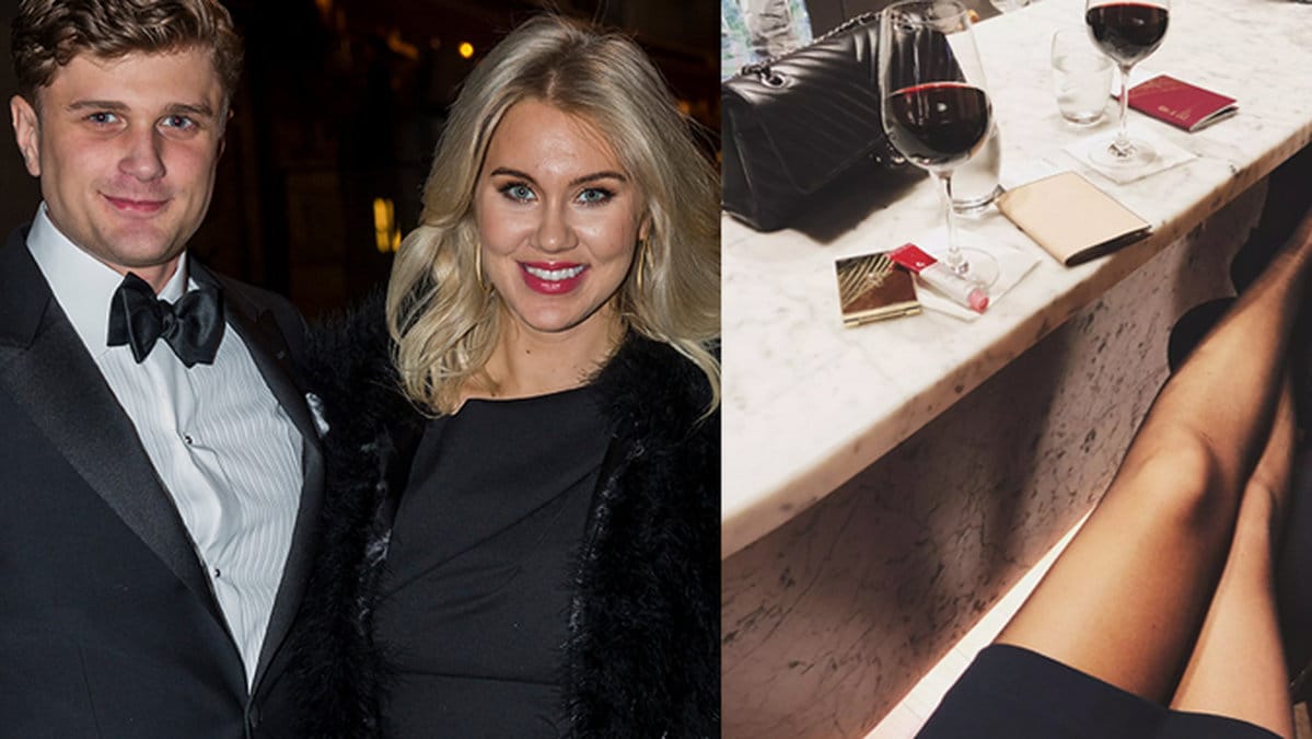 Isabella Löwengrip trivs med Hampus Jarlbo.