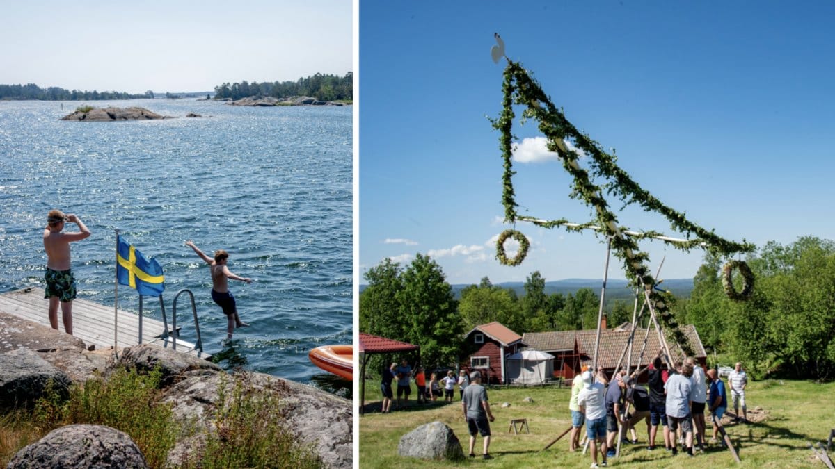 Midsommar väntas bli varm och solig.