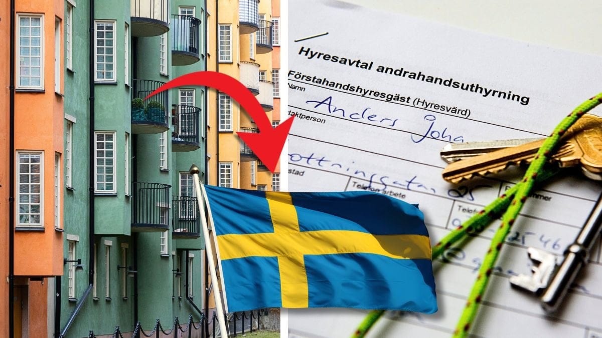 bostadshus och andrahandskontrakt.