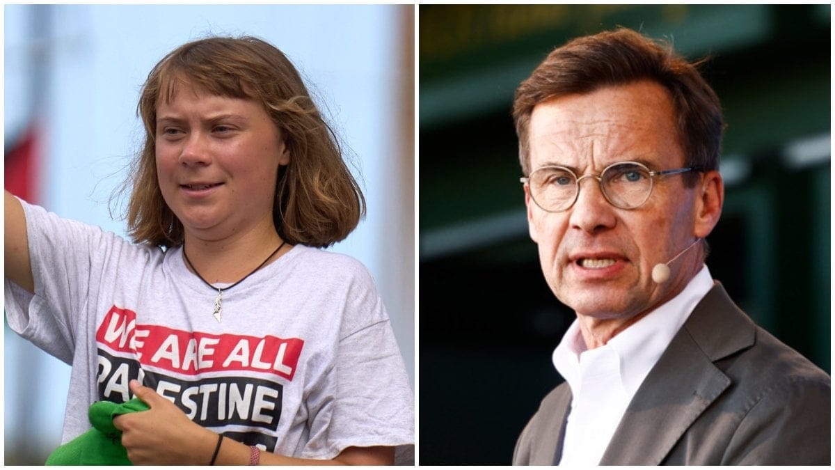 Greta Thunberg och Ulf Kristersson