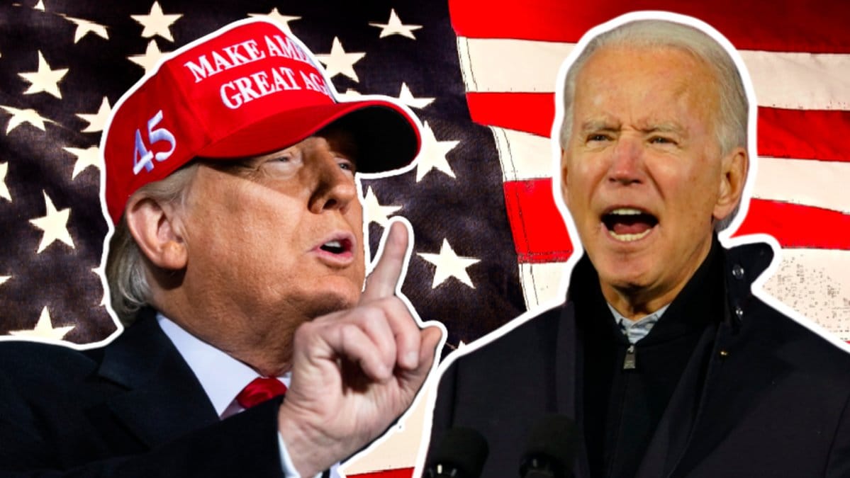 Donald Trump och Joe Biden