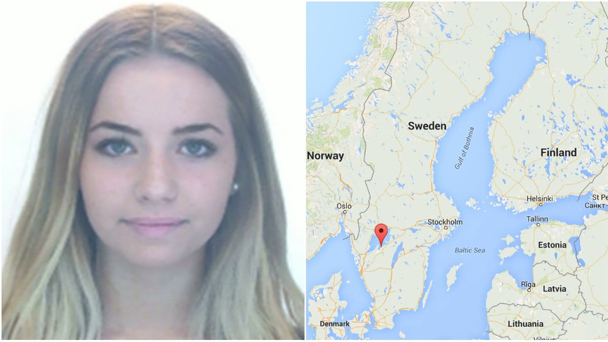Karta över Kinnekulle.