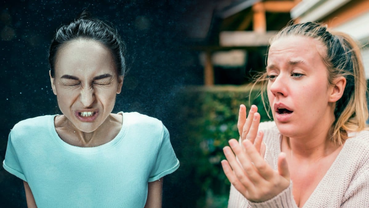 Nysning, förkylning.