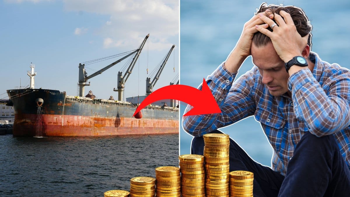 Fartyg, vatten, pengar, man