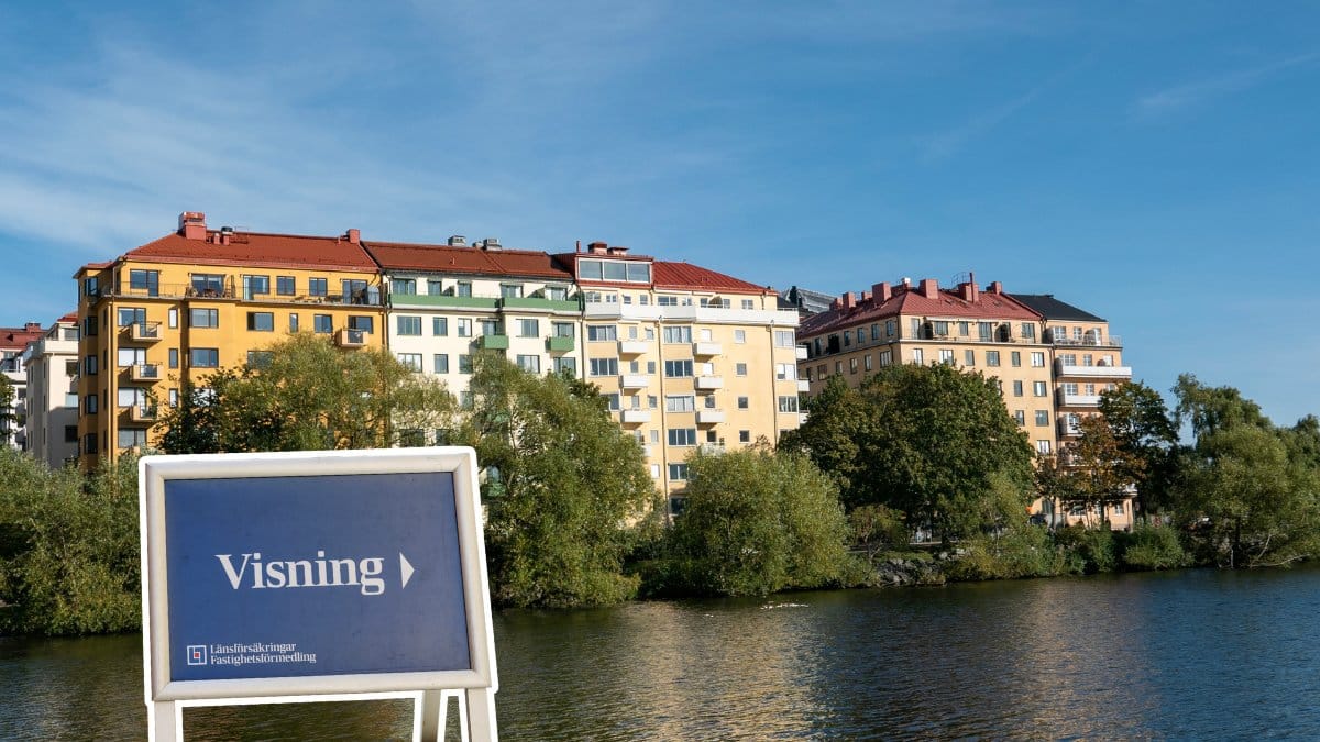 Bostäder, skylt 