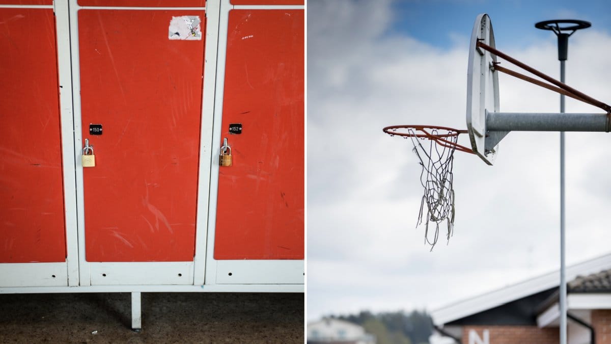 En skola i Sjöbo stängs efter explosioner och hot. Genrebilder.