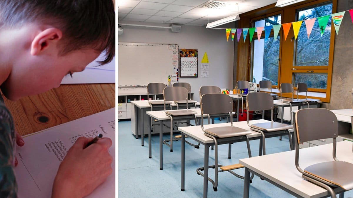 Elever i alla årskurser, som rest under sportlovet, får distansundervisning på Axonaskolan.