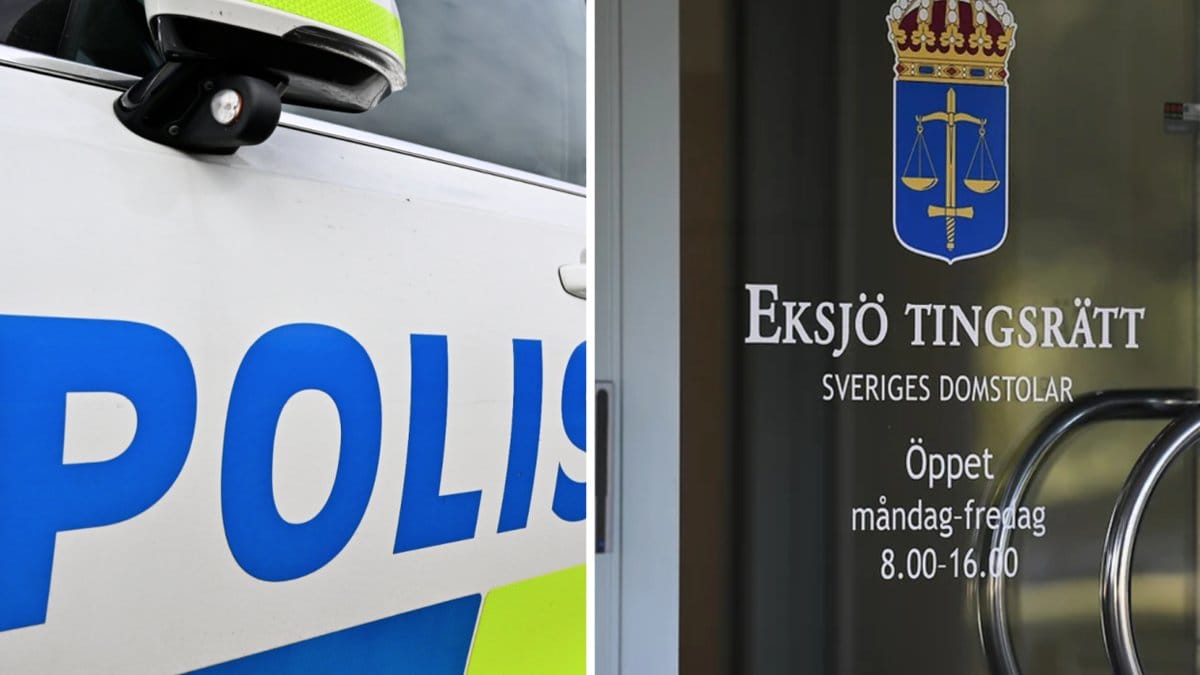 En man i 20-årsåldern häktades av Eksjö tingsrätt på onsdagen, misstänkt för våldtäkt mot barn.