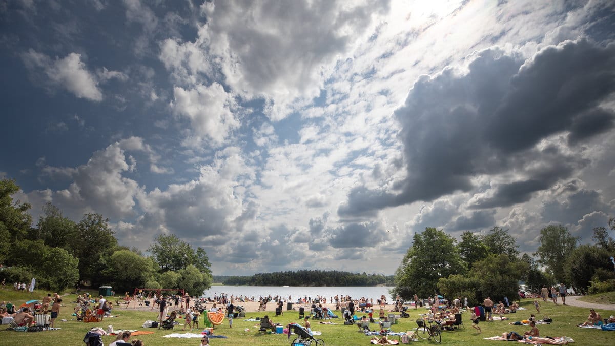 Camping i Stockholm.