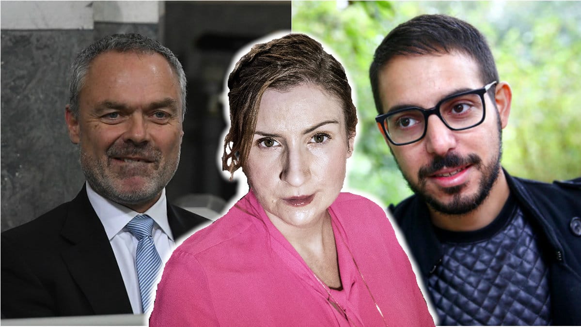 Jan Björklund, Birgitta Ohlsson och Robert Hannah.