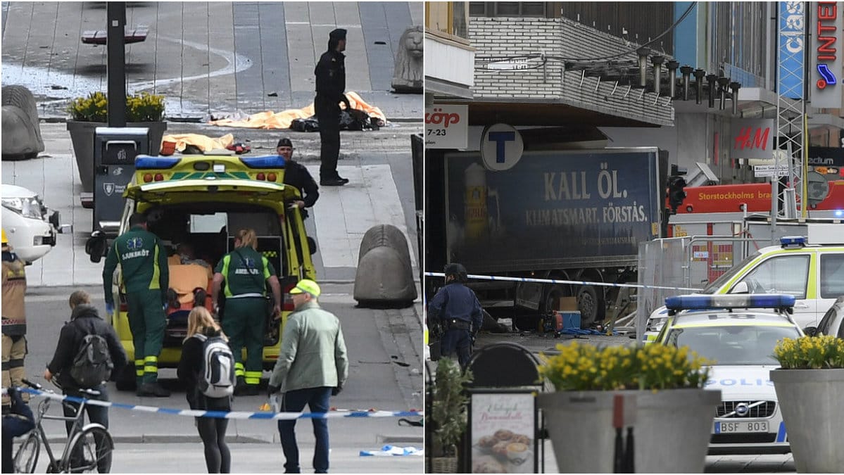 Ambulans och polis.