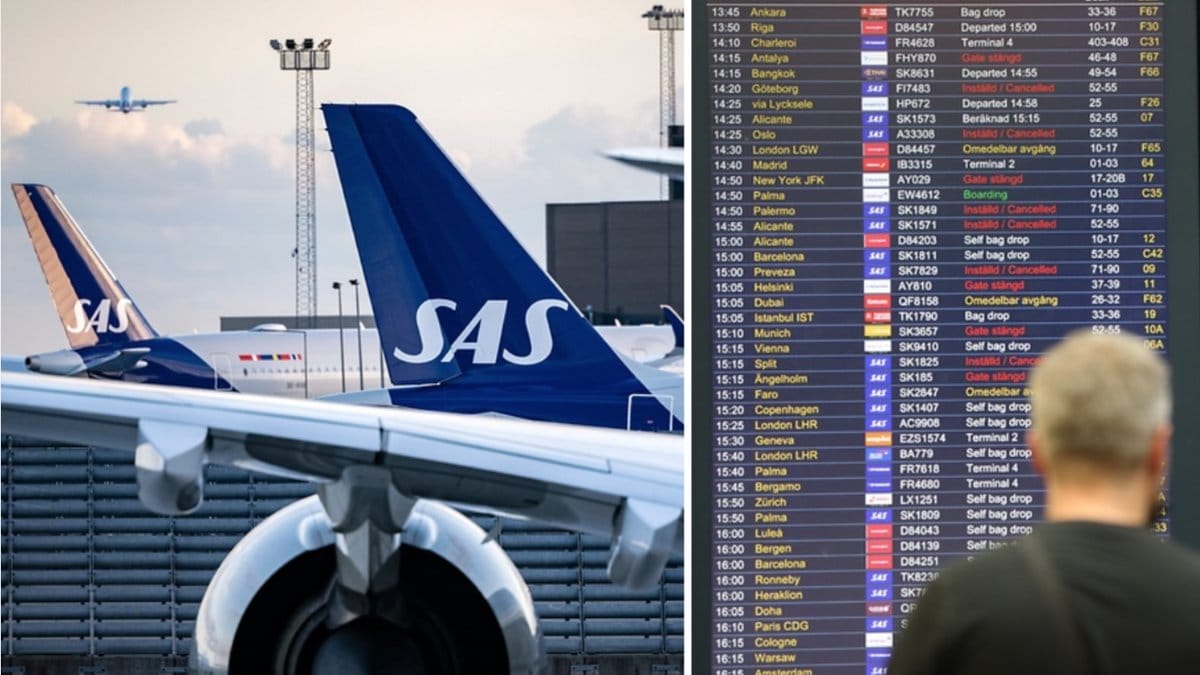 Nästan en halv miljon människor har berörts av SAS-strejken. 