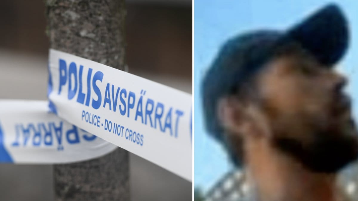 Ung flicka lyckades fota sin misstänkte våldtäktsman. Mannen på bilden är efterlyst av polisen.