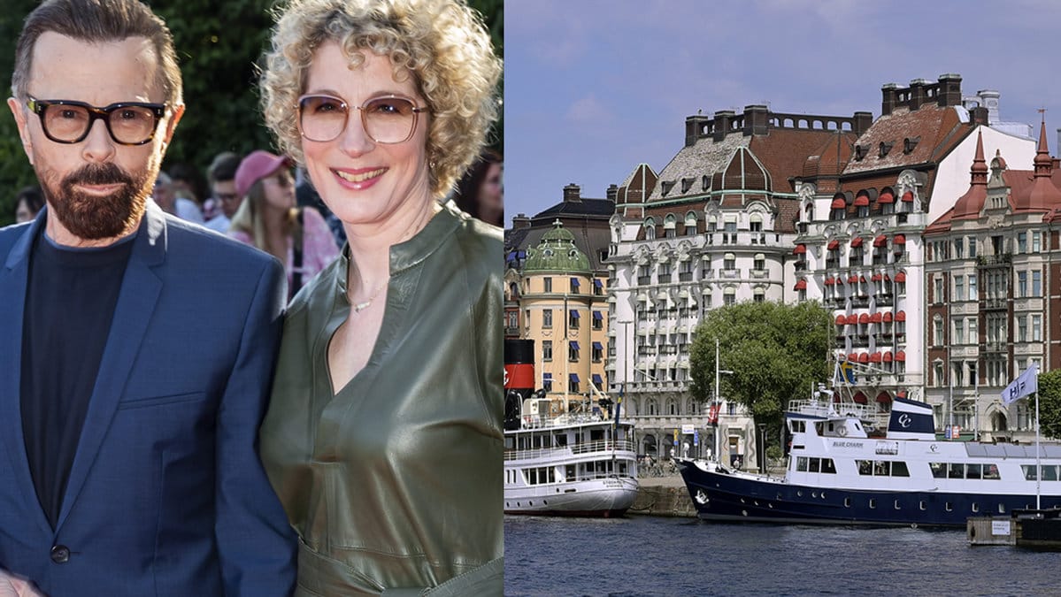 Björn Ulvaeus och flickvännen Christina Sas