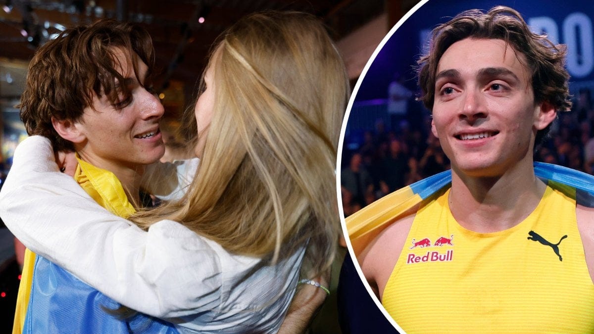 Mondo Duplantis och Desiré Inglander.