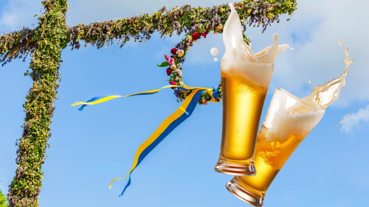 Så mycket öl dricker svenskarna under midsommar.