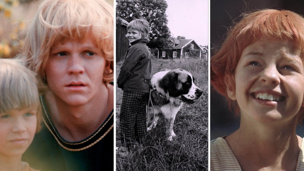 Bröderna Lejonhjärta, Tjorven och Båtsman och Pippi Långstrump.