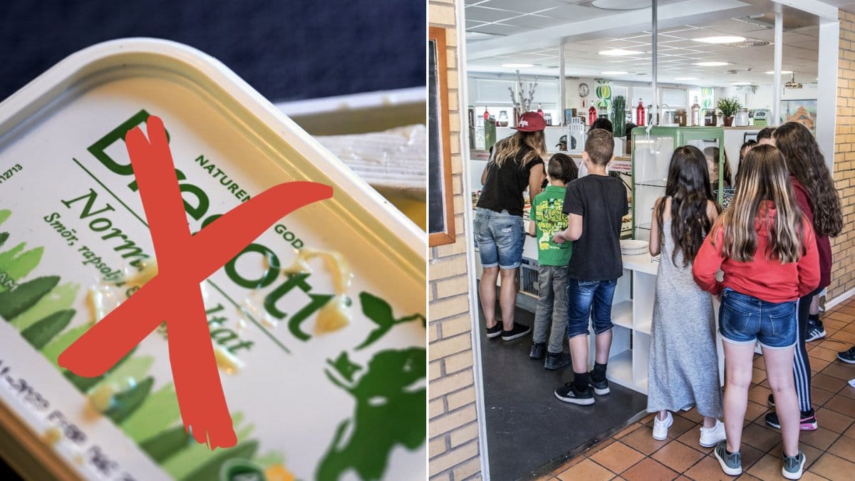 Nu kan det vara sluta med Bregott till skollunchen i Eskilstuna. 