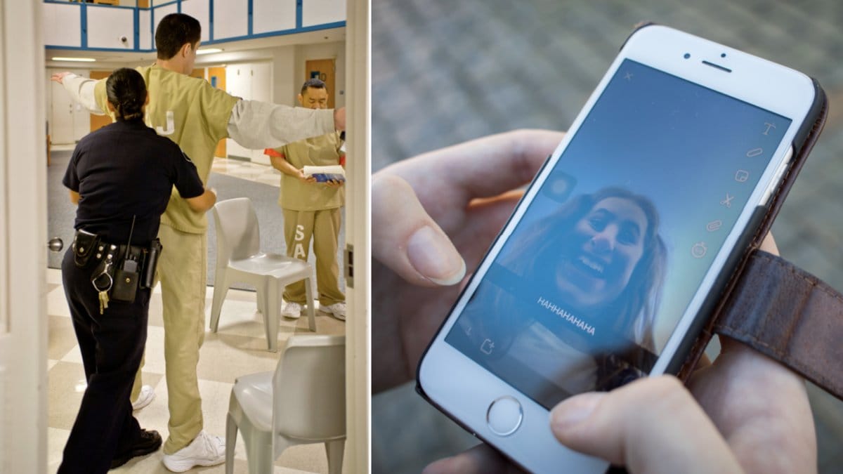 Det här skulle jag aldrig göra, säger fångvaktaren i sin virala video