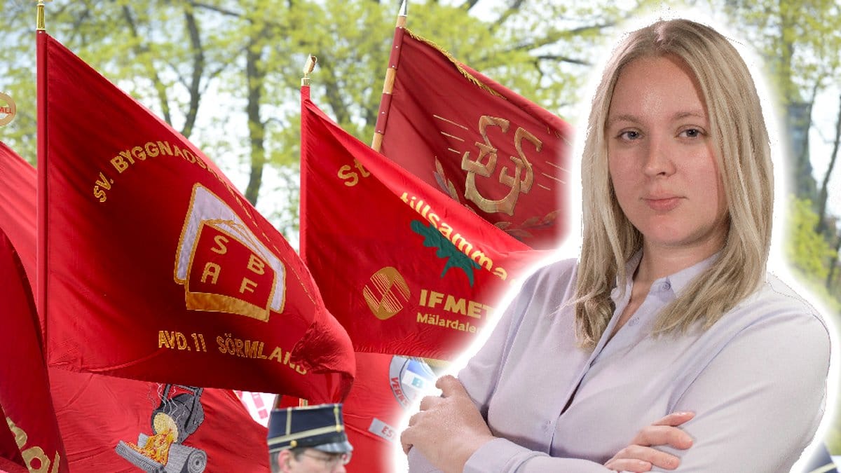  Therese Molander och ett första maj-tåg