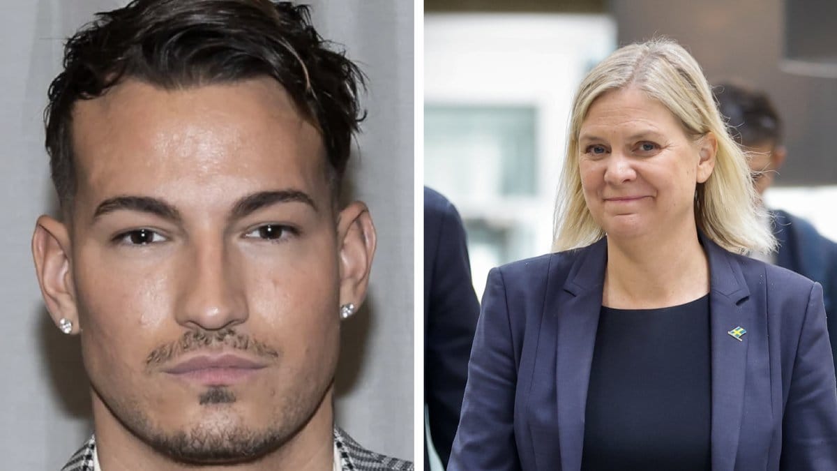 Realityprofilen Marcelo fick meddelande av statsminister Magdalena Andersson på Instagram.