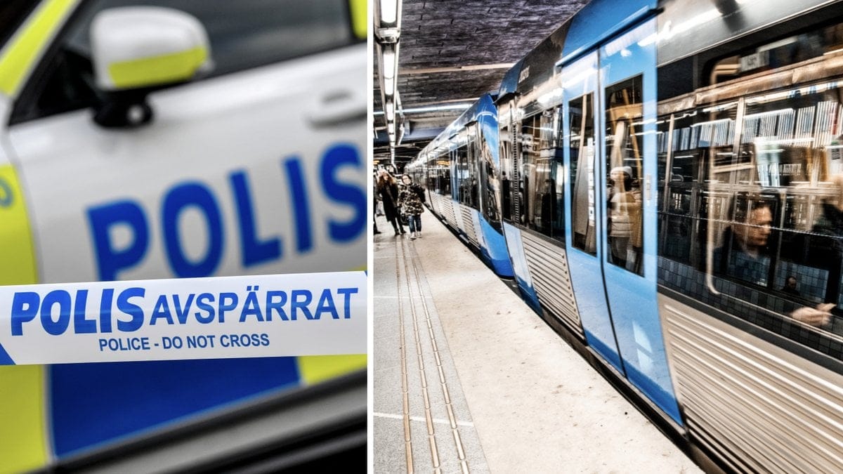 Polis och tunnelbana.
