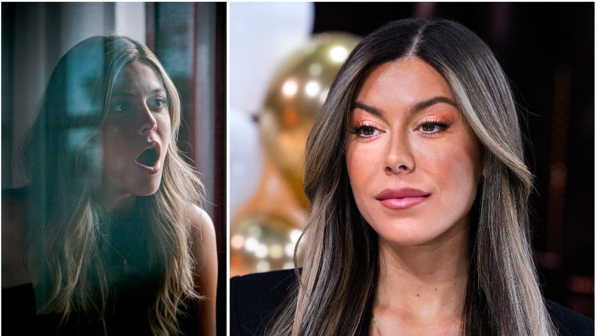 Binca Ingrossos oväntade bild i trapphuset.