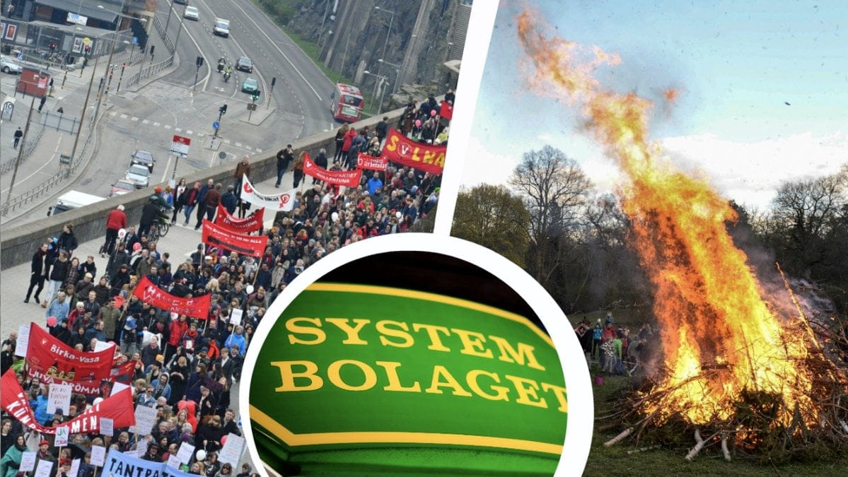 Så har systembolaget öppet under valborg och första maj.