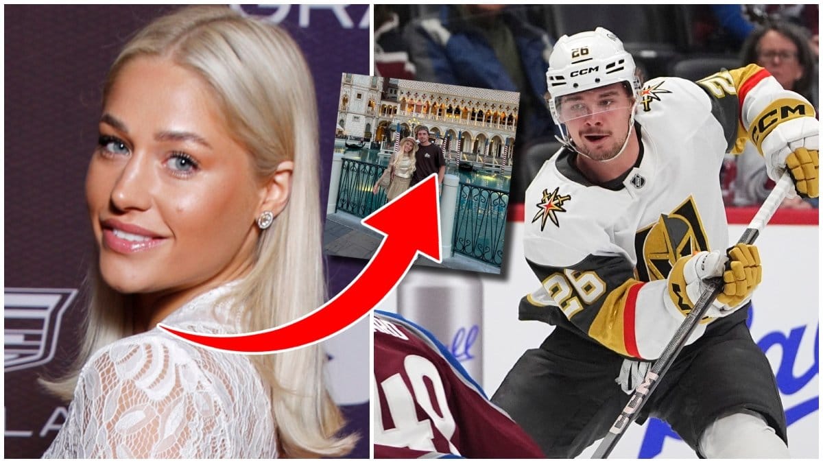 Klara Hammarströms pojkvän spelar i Vegas Golden Knights. 