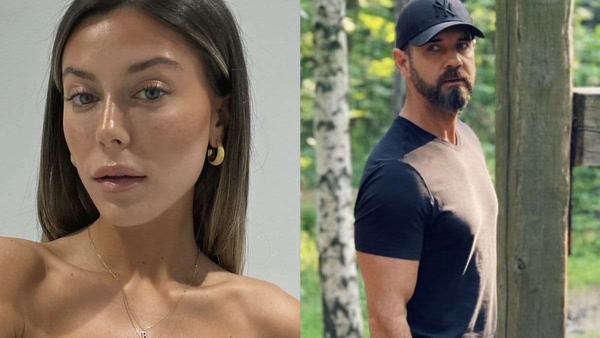 Bianca Ingrosso med sin personliga tränare Boris Kuzmic