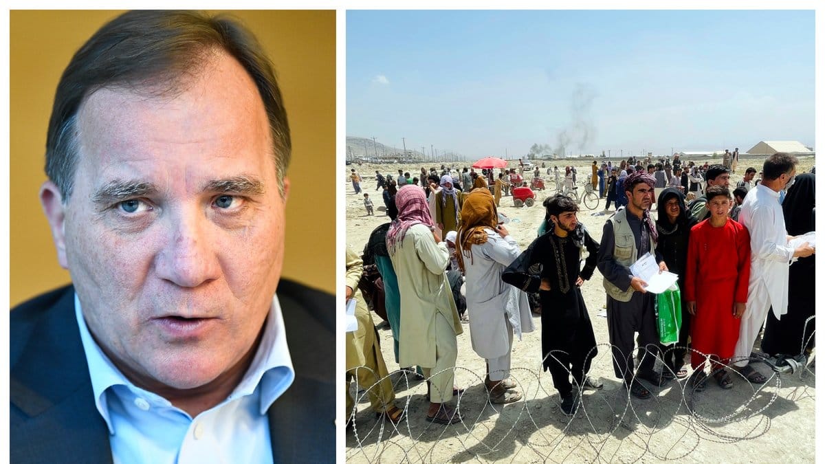Stefan Löfven uttalar sig nu om en eventuell flyktingvåg från Afghanistan.