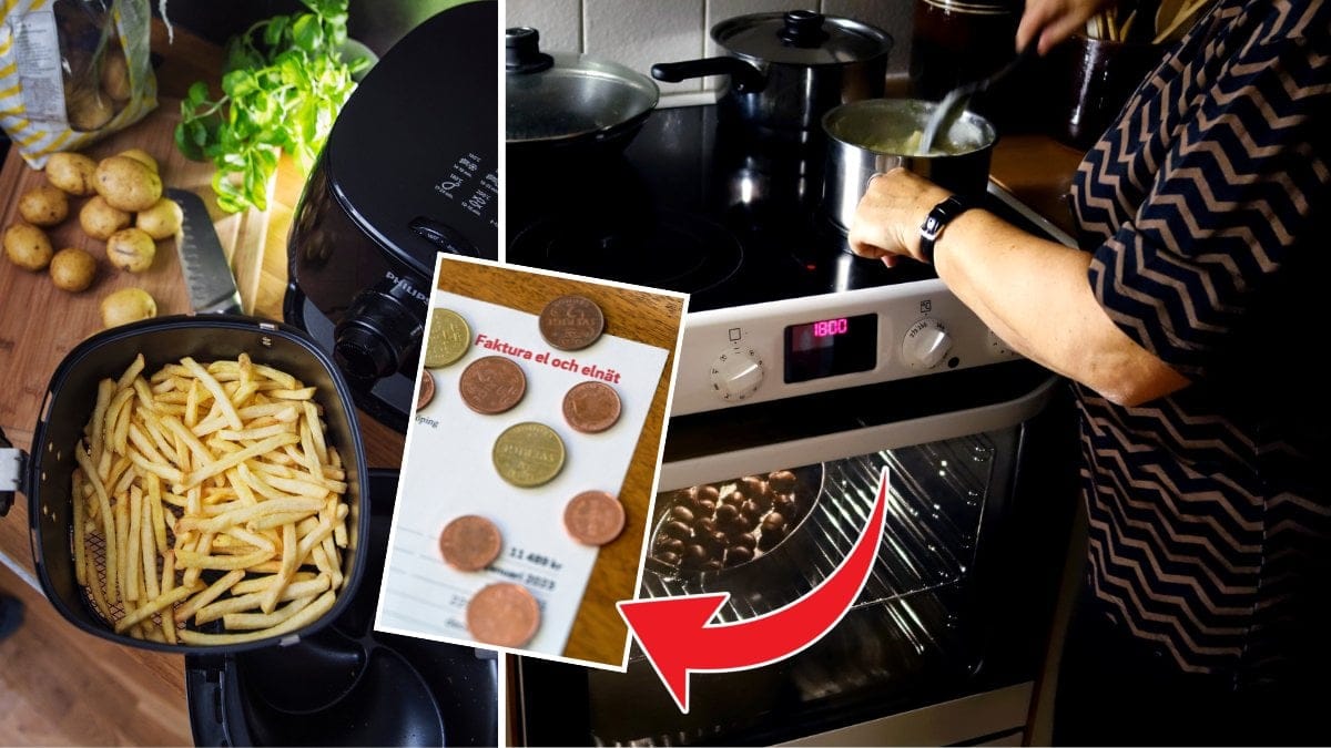 Airfryer och ugn.