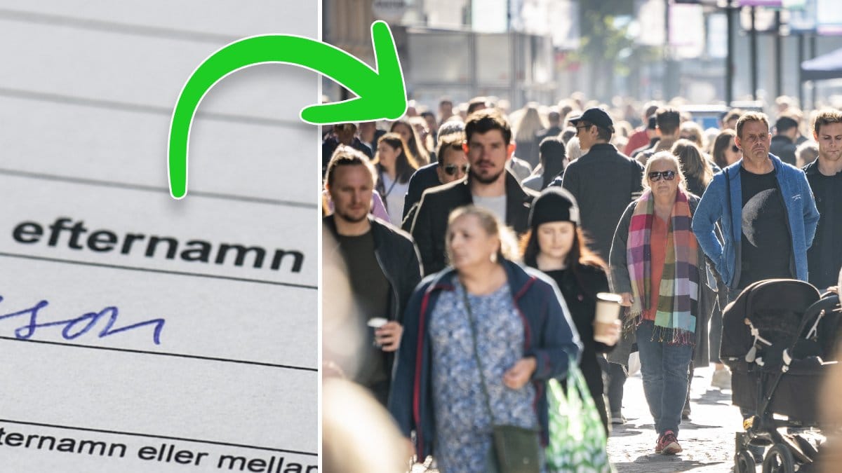 Sveriges vanligaste efternamn 2024.