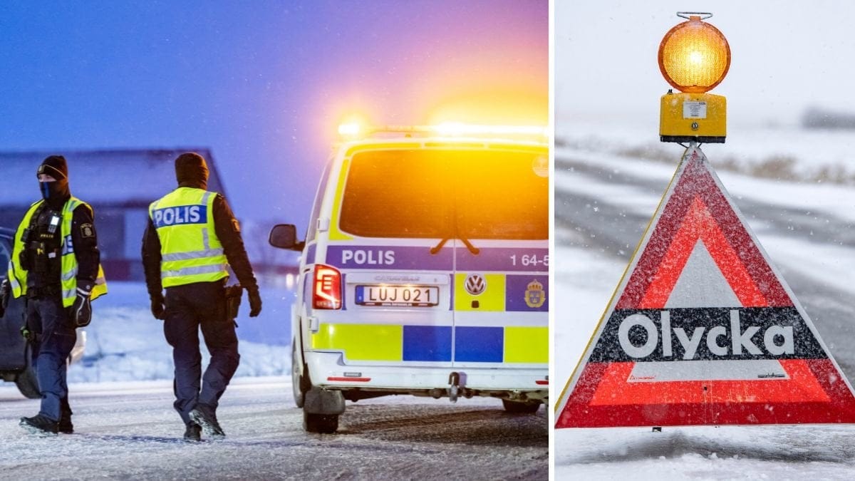 Poliser och olycka.