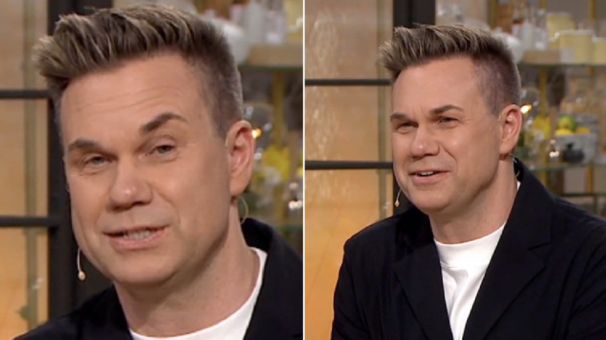 Anders Pihlblad bjöd på en bild från långt tillbaka i tiden i Nyhetsmorgon.