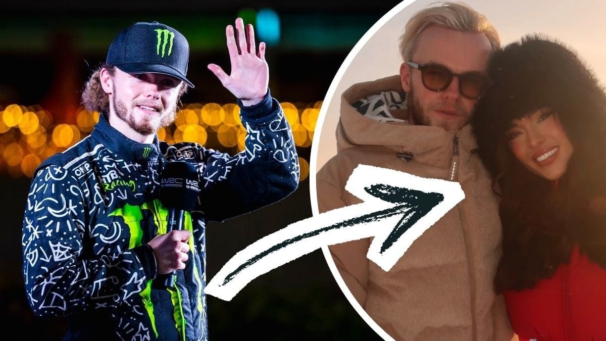 Oliver Solberg och Oliver Solberg tillsammans med flickvännen Chloe Chambers