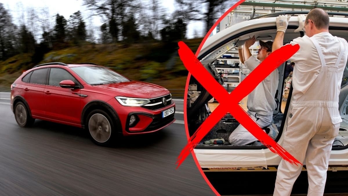 Arkivbilder. Volkswagens fabrik.