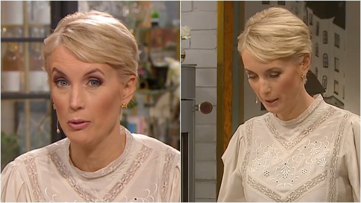 Jenny Strömstedt var programledare för Nyhetsmorgon i lördags. 