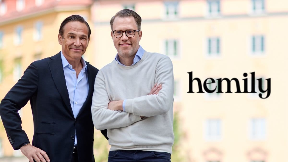 Niklas Berntzon och Per Johansson ligger bakom satsningen Hemily.