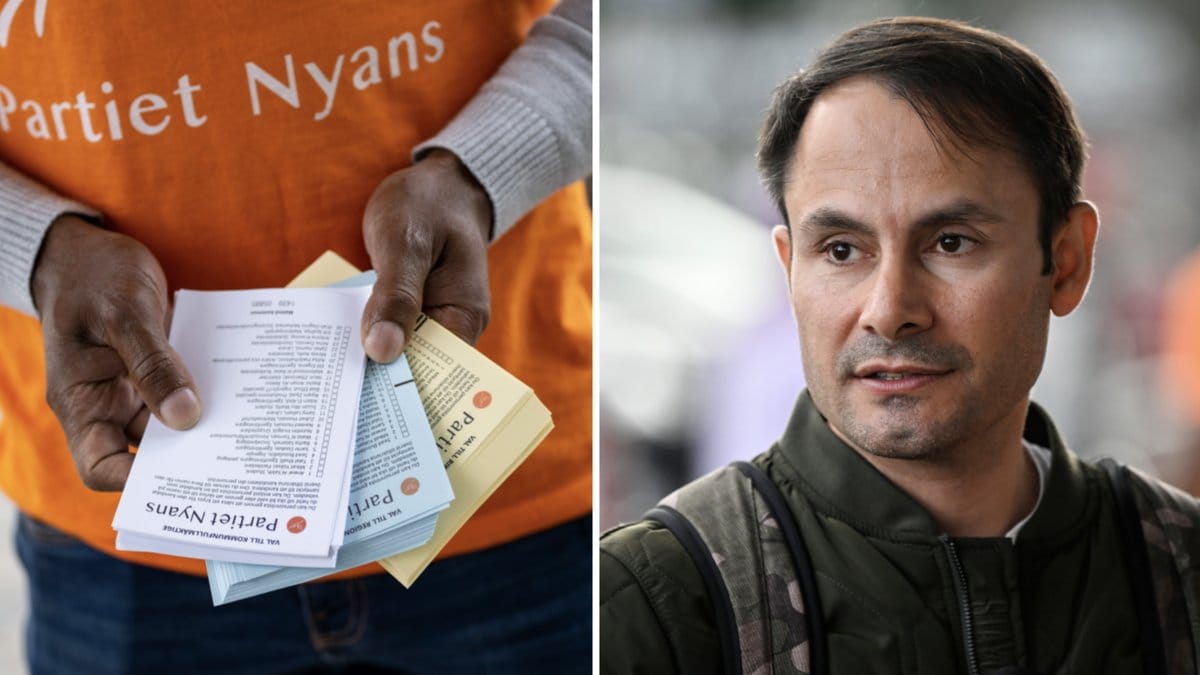 Mikail Yüksel är partiledare för det omtalade partiet Nyans