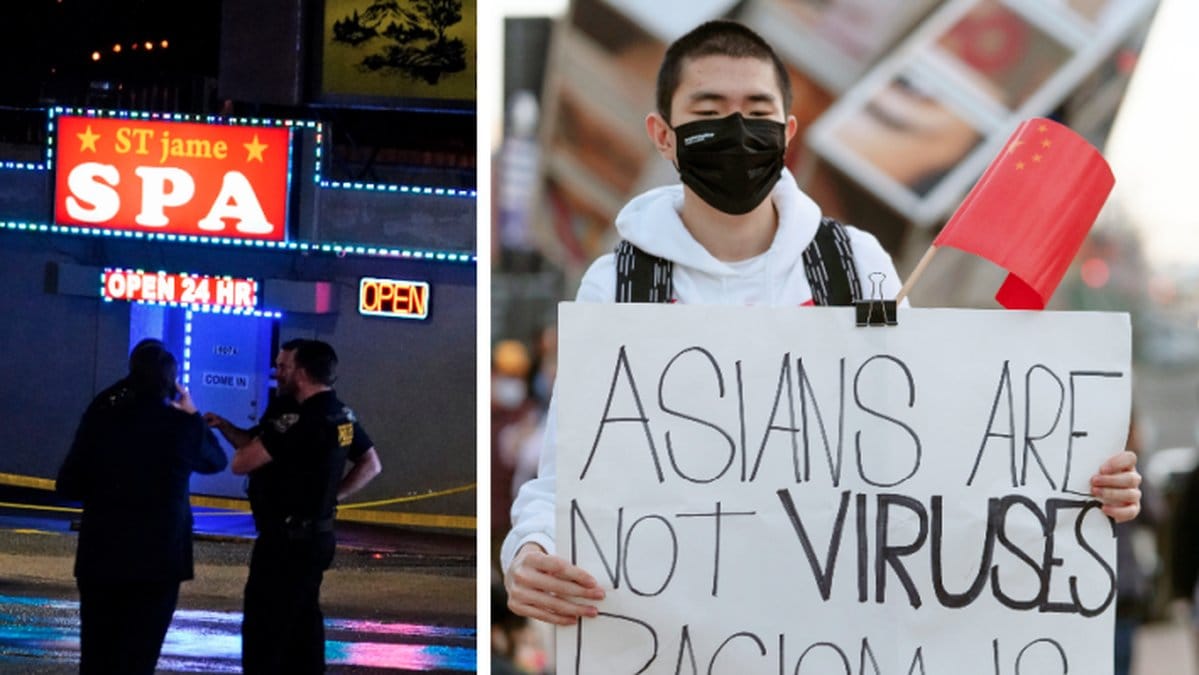 #StopAsianHate har exploderat online – efter dödsskjutningar på flera spa-inrättningar i Atlanta.