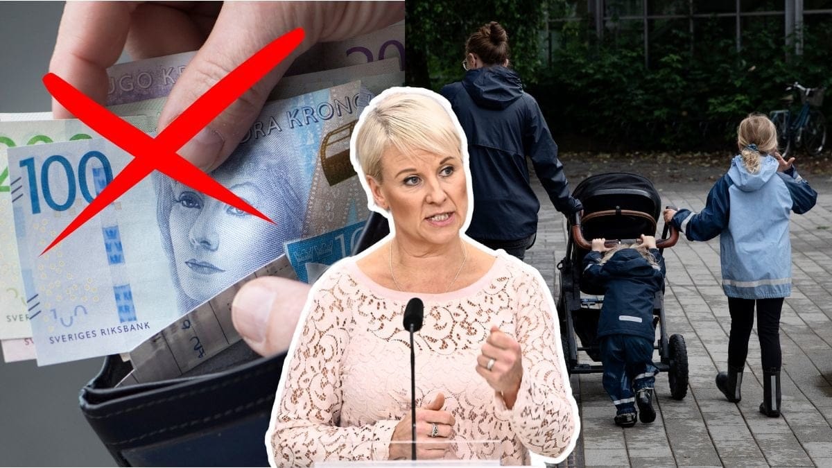 plånbok, barnfamilj.