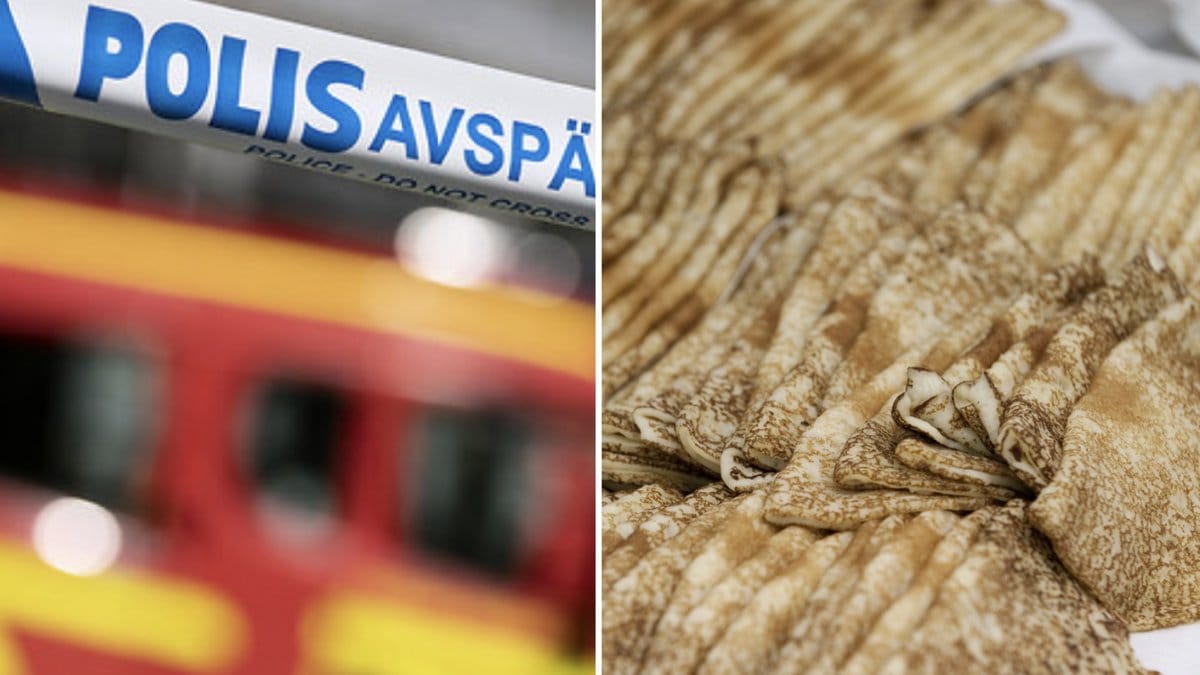 Under lördagsmorgonen började det brinna från taket på en pannkaksfabrik i Lilla Tjärby utanför Laholm. Arkivbild