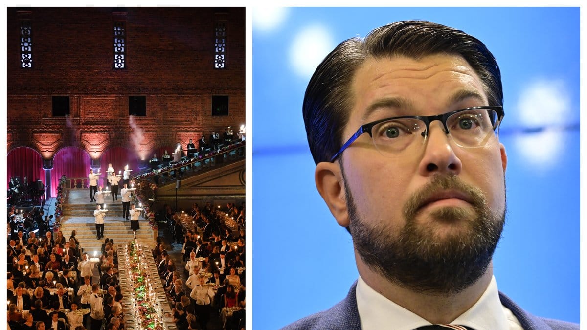 Jimmie Åkesson är inte bjuden på årets Nobelfest.