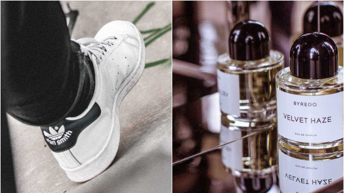 Adidas Stan Smith och parfym från Byredo