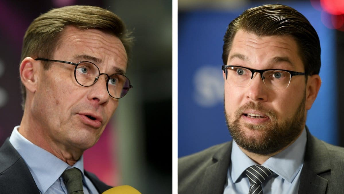 Ulf Kristersson (M) och Jimmie Åkesson (SD).